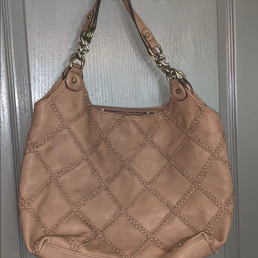 Big Buddha brown tan bohemian bag